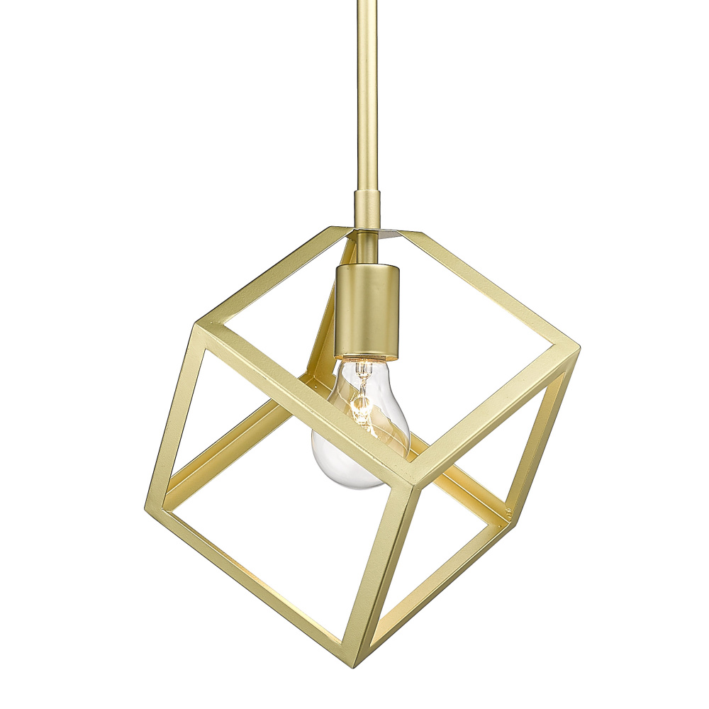 Golden Lighting Cassio 1-light Pendant in Olympic Gold